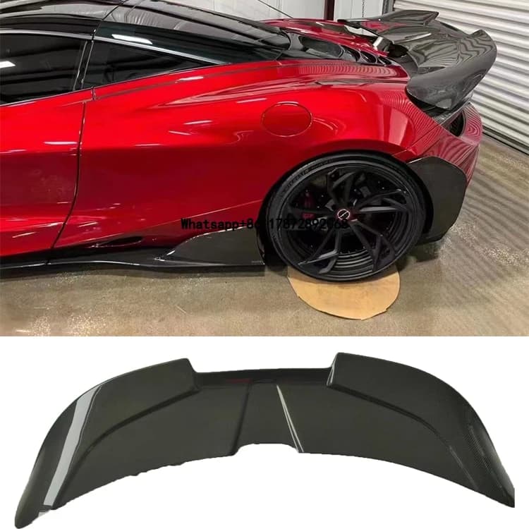For Mclaren 720s Dry Carbon Fiber Spoiler RYFT Design Rear Wing