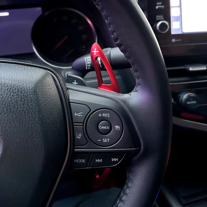 Shift Paddle For Toyota Camry Corolla RAV4 Avalon 2019-2022 Car Steering Wheel Extension Shifter DSG Gear Stickers