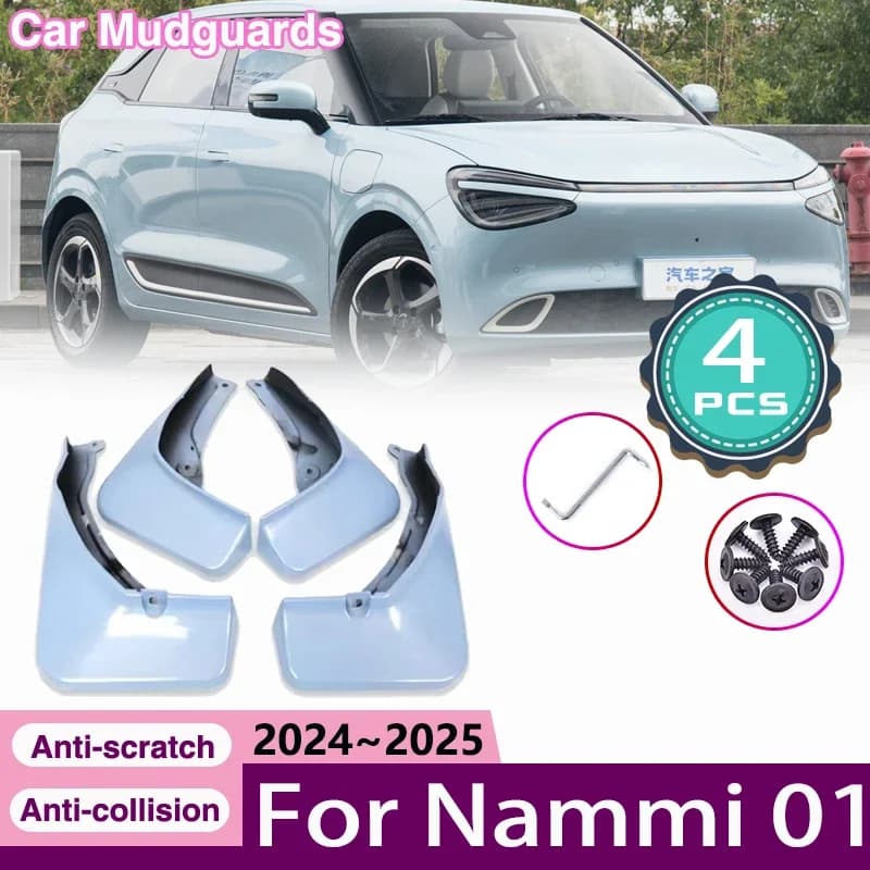 For Dongfeng Nammi 01 2024 2025 Car Fender Mud Flaps Splash Guard Front Wheel Mudguard Baking Paint Protect Mudflaps Accessories