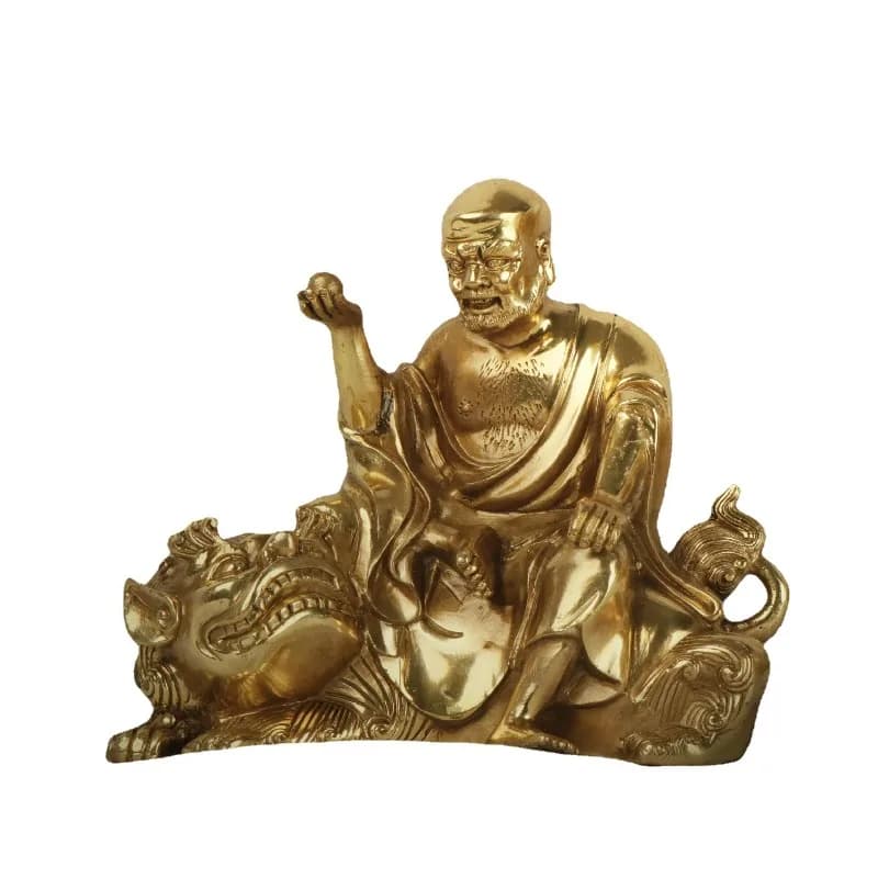 for  Bronze Eighteen Arhats Set Brass Eighteen Luohans Buddha Statue Decoration