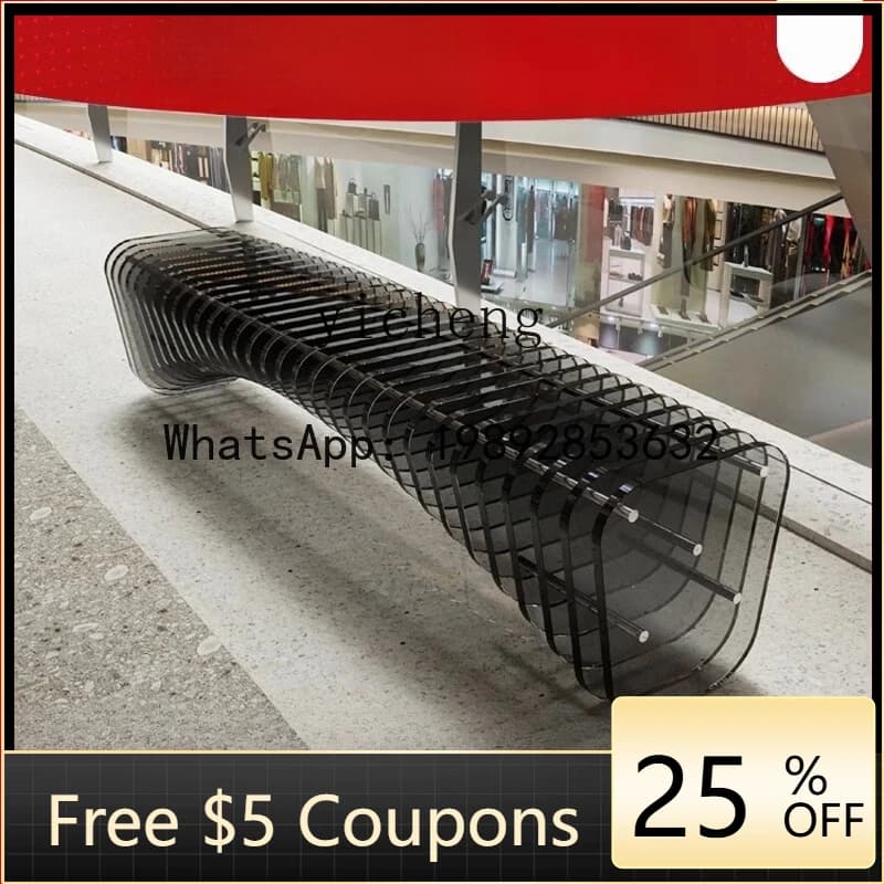 AAB rest stool villa black special-shaped tea table bench shoe change shoe change stool acrylic desk Chair