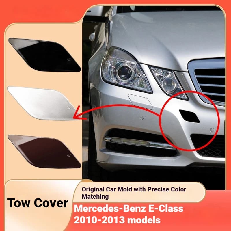 Fits Mercedes-Benz E200 Trailer Cover E300 Front Bumper Tow Hole Cover E260 W212 Tow Hitch Tow Cover