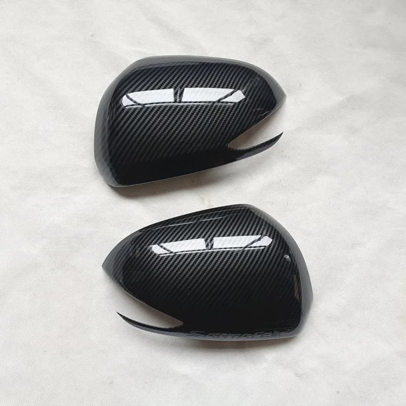 For Hyundai Santa Fe SantaFe TM 2019 2020 2021 2022 Accessories Rear Side View Rearview Mirror Cover Trim Plastic