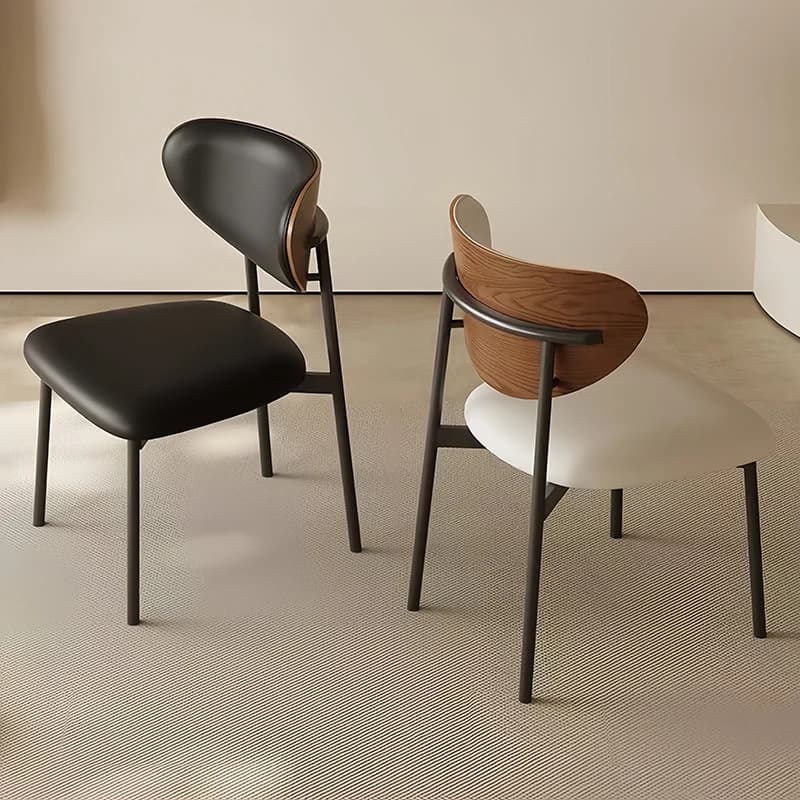 Set Of 2 Premiumergonomic Comfortable Dining Chairs Aesthetic Room Chairs Nordic Silla Plegable Portátil Dining Room Furniture