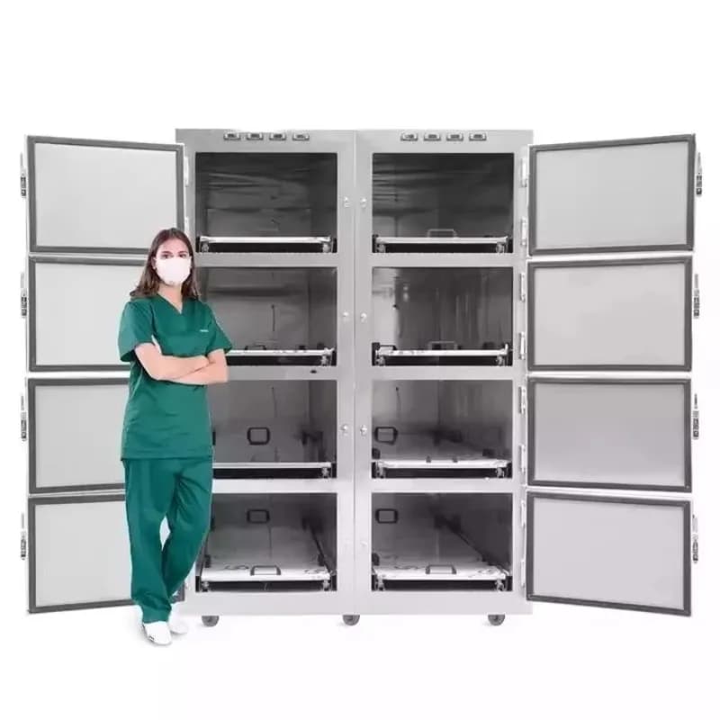 304 stainless steel 8-body morgue refrigerator corpse morgue refrigerator corpse morgue refrigerator