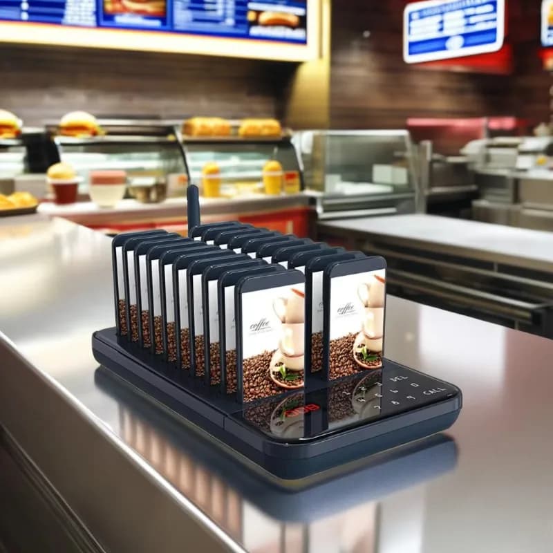 315Mhz 433Mhz long ring waiting for customer buzzer fast food restaurant pager buzzer