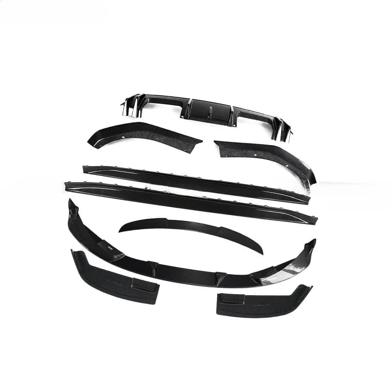 Hot selling Applicable for New Carbon Fiber Small Body Kit Modified Front and Rear Lip Side Skirt