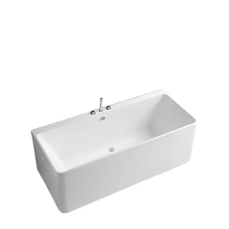 Hotel B & B bathtub independent small apartment bathroom bathtub integrated acrylic bath tank