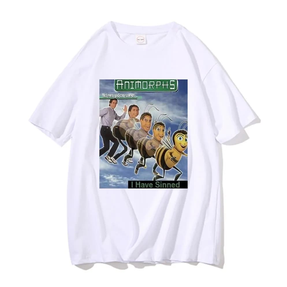 Funny Animorphs Meme Essential Tshirt Not Even God Can Save Us T Shirt I Have Sinned T-shirts Men Women Casual Loose Cotton Tees
