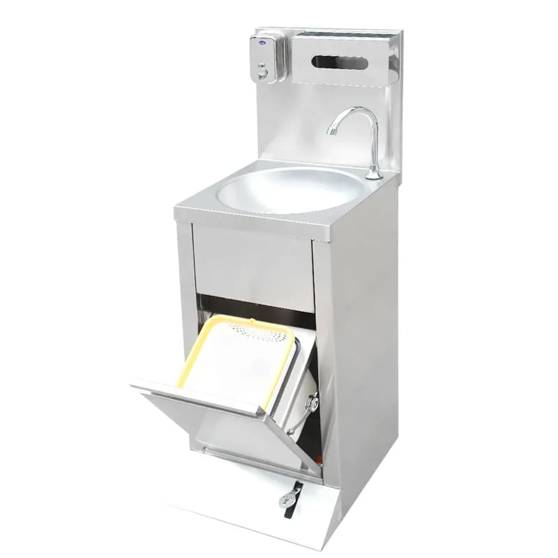 LMM stainless steel sink clean room purification factory workshop pedal sink