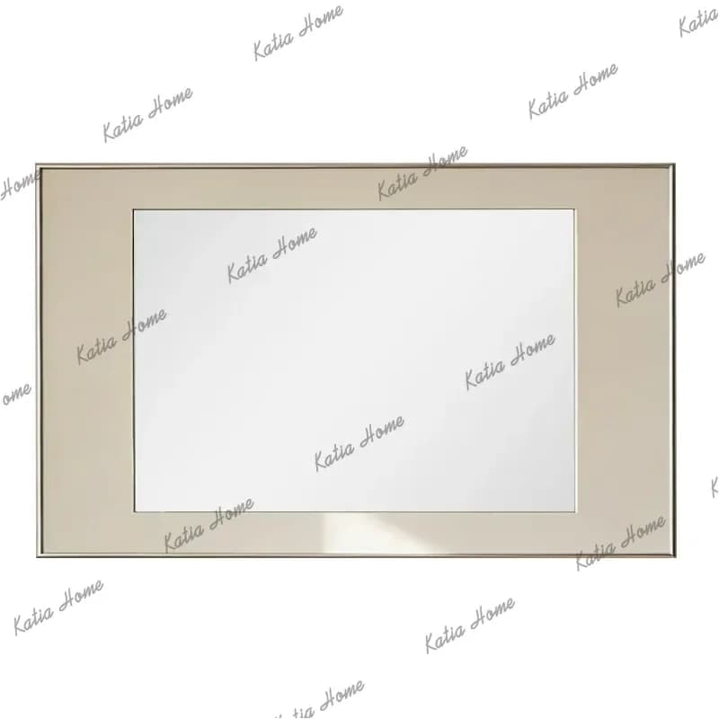 PG Italian Minimalism Hotel Wall-Mounted Bathroom Mirror Living Room Fireplace Wall Decoration High-Definition Decorative Mirror