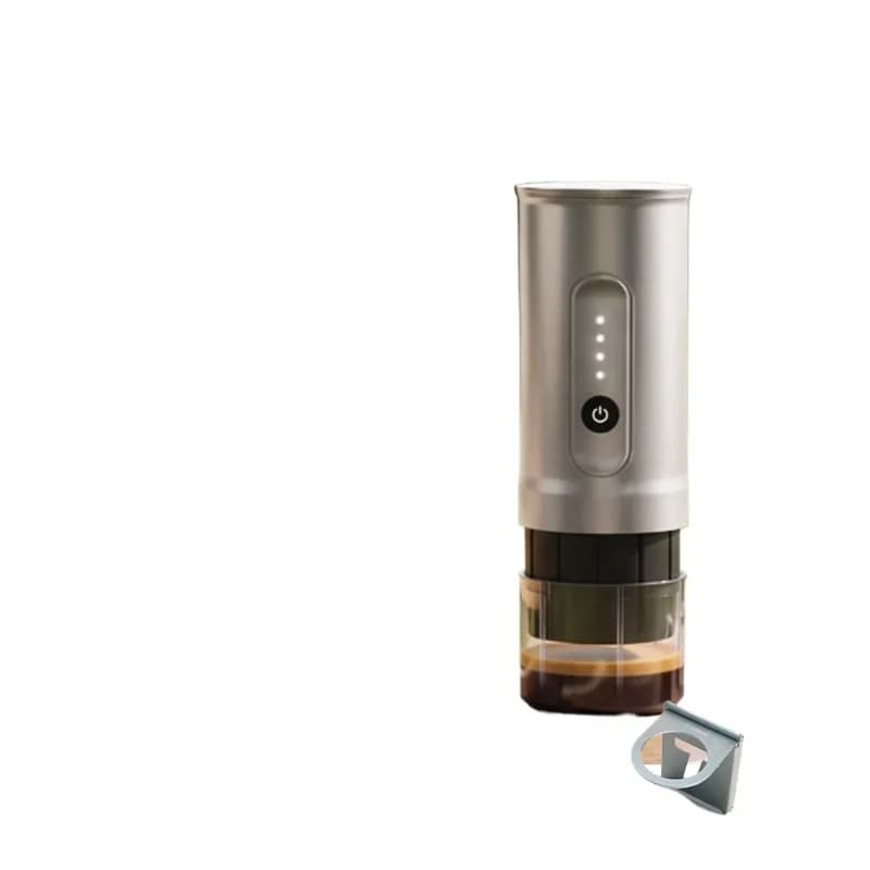 Hot and cold extraction wireless heating coffee machine, portable electric Italian powder capsule machine