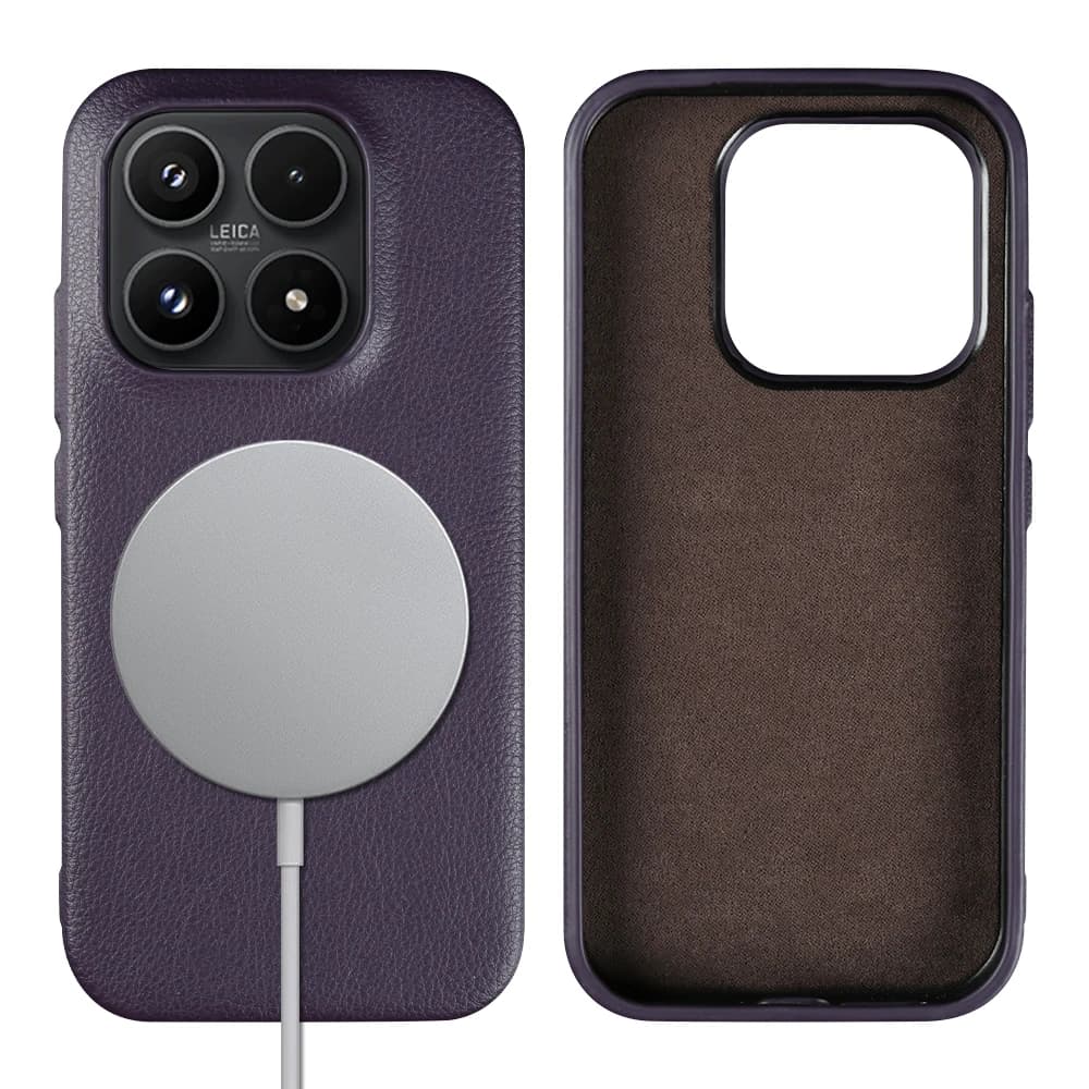 For Magsafe Leather Case For Xiaomi 17 Ultra Pro Max 15T 17T Pro 14T 13T 12T 12 Pro 11 13 Lite 14 15 Ultra Phone Case Back Cover