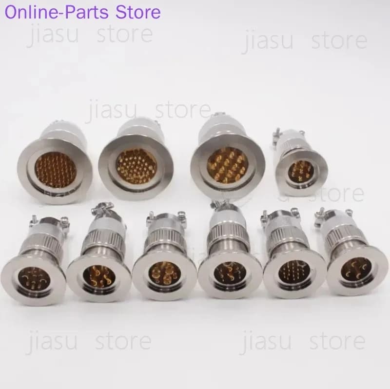 Airtight Aviation Plug, Vacuum Glass Sintered Connector, KF Flange Quick Installation Sealing Connector