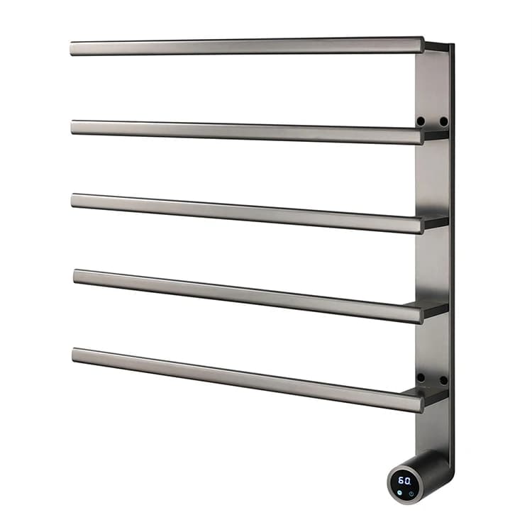 【From China】 Cheap Stainless Steel Wall Mounted Hot Electric Dryer Bathroom Heated Towel Heating Rack With Light Emitting Diode