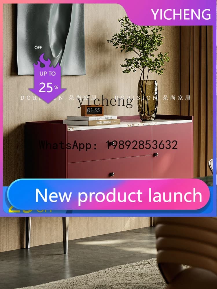 Q6   modern entrance cabinet is opposite the home, entrance door of the living room is against