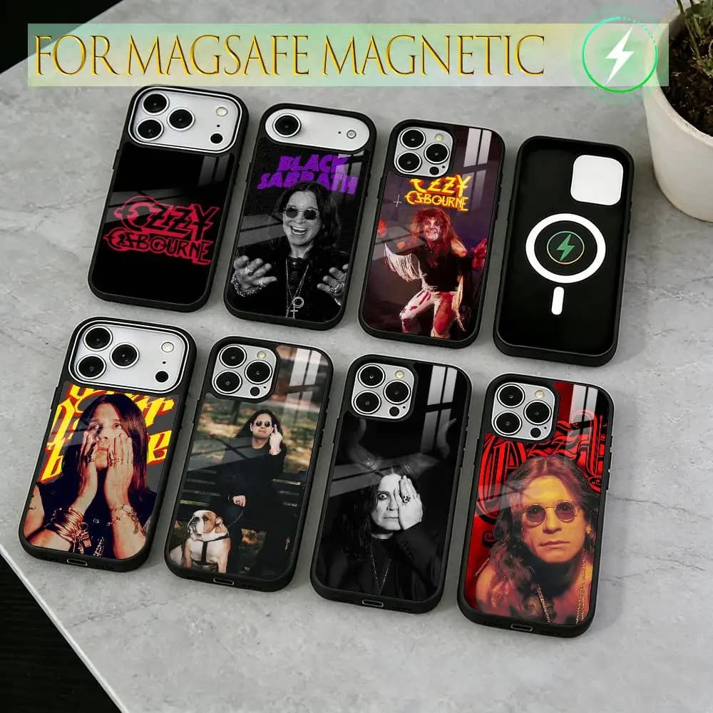 S-Sabbath O-Ozzy Osbourne Phone Case For iPhone17,16,15,14,13,12,11 Plus,Pro Magnetic For Magsafe Wireless Charging