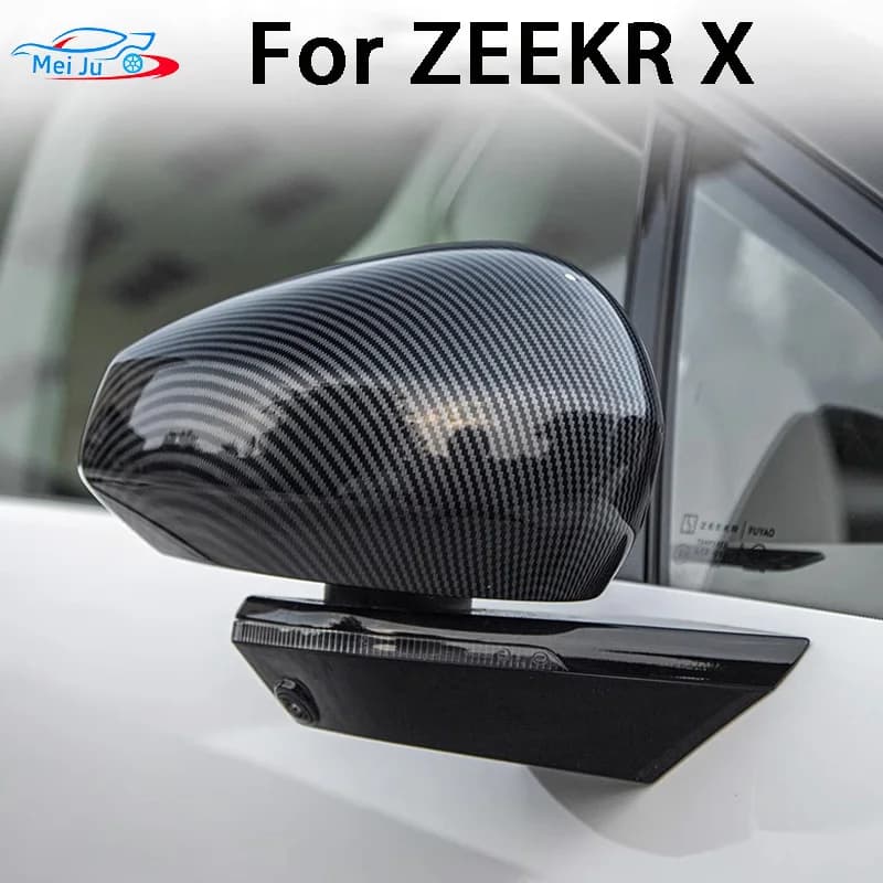 Car Styling Exterior Rearview Mirror Cover Protective Shell Shield For ZEEKR X 2023 ABS Accessories