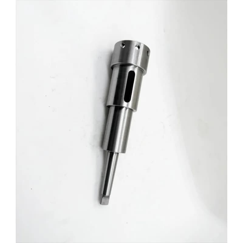 2#3#4# Telescopic Round Die Holder Floating Tail Stock Morse Taper Fixed Sleeve 20-45mm For Lathe Milling External Screw Thread