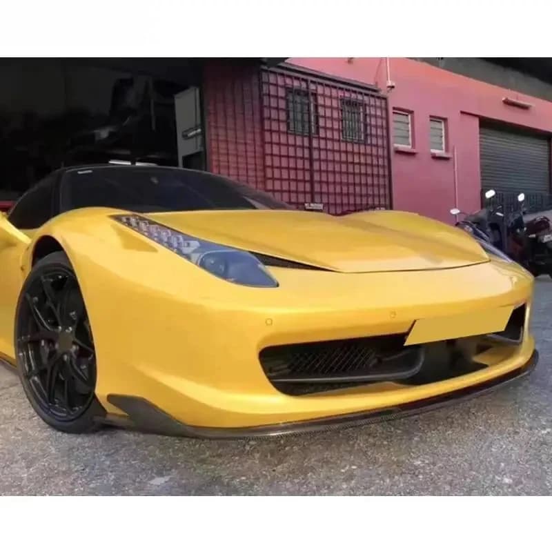 Factory Hot Sale Carbon Fiber Car Front Bumper Lip Chin Apron Spoiler Protector Body Kit - Style Vehicle