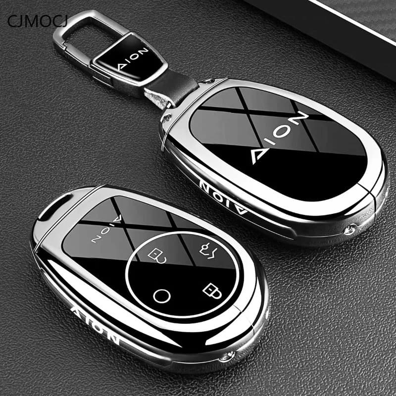 Premium Zinc Alloy Key Cover Case for GAC Aion V/UT/RT/2nd Gen V/Y Plus - Protective Key Fob Shell Keybag Keychain