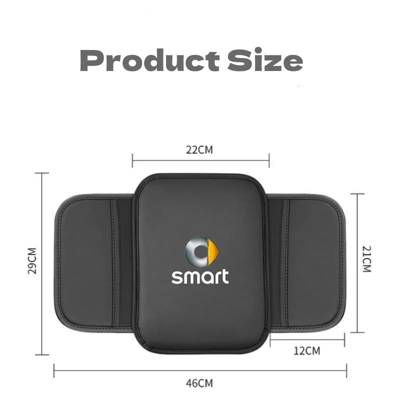 Car Armrest Box Pad Console Protector Armrest Storage Mat For Smart Fortwo Forfour Forjeremy 451 453 Auto Accessories