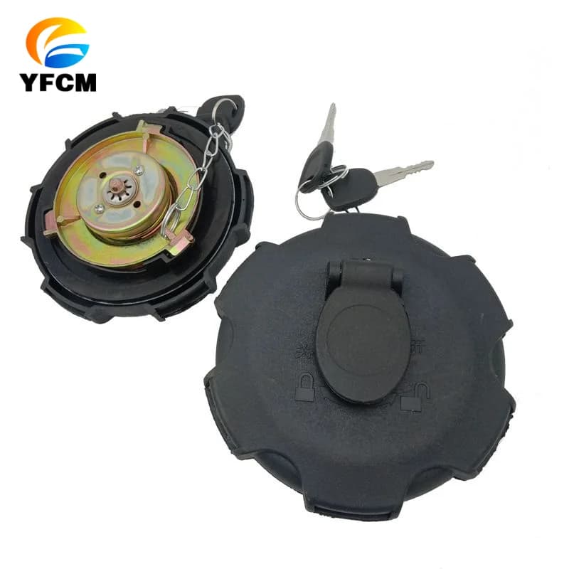 1pcs Excavator Parts WG9925550450 Locking Diesel Fuel Tank Cap for SAIC Hongyan Jiesi Sany Jiebao New Jingang