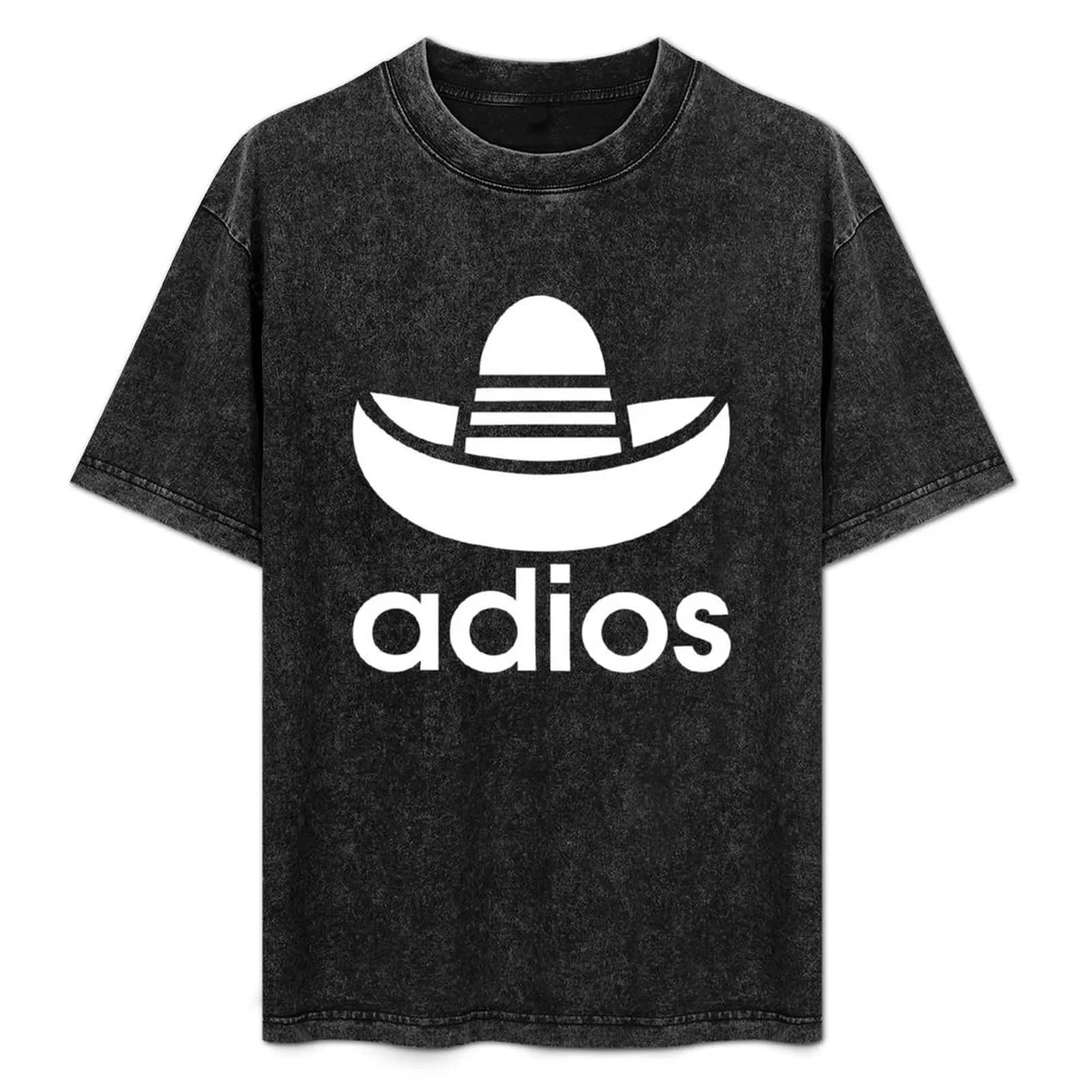Adios, Farewell, Spanish, Mexican, Funny, Parody, Geek, Gift T-Shirt Quick Dry Sports Short Sleeve Tee