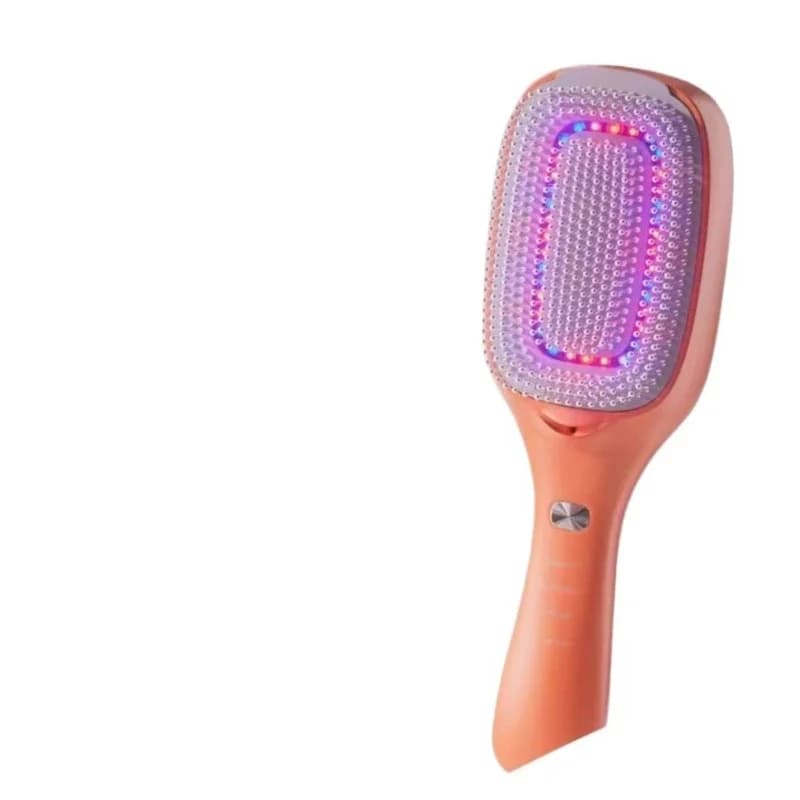 Hair Comb Hair Care, Red Light Hair Comb Scalp Care Softness, Red and Blue Light Massage Comb