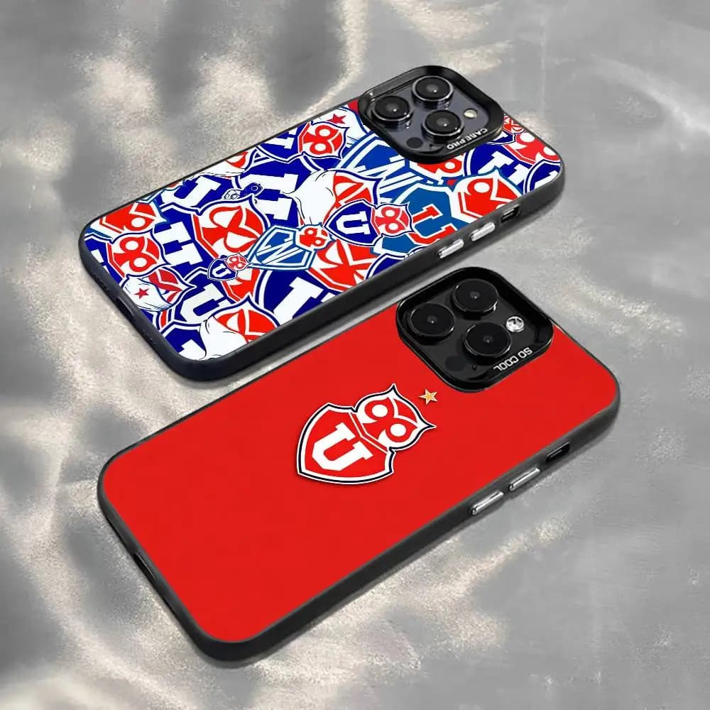 U de Chile Phone Case For iPhone 17,16,15,14,13,12,11 Plus,Pro Max,XS,Colorful Silver Phone case Funda Cover