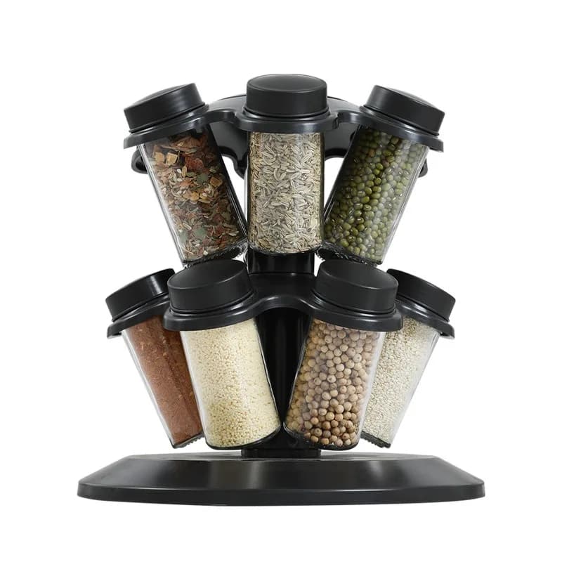 Household kitchen storage artifact spice canned condiment portable storage rack c