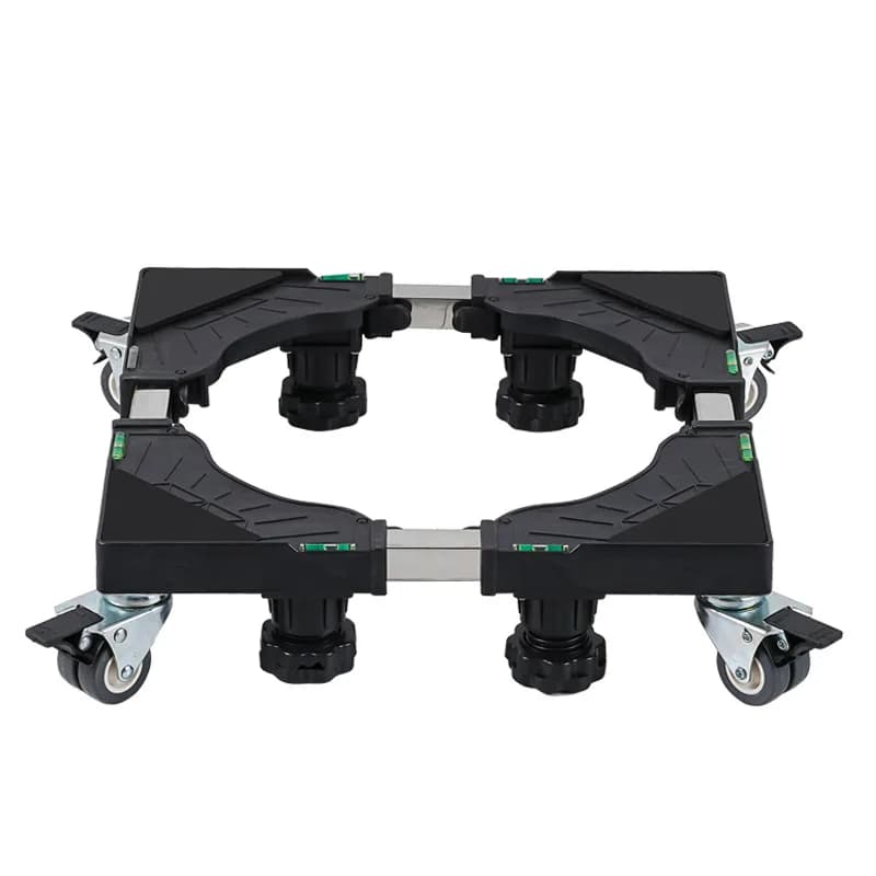 Washing and drying machine bracket Refrigerator washing base Movable and adjustable Refrigerator storage machine bracket with