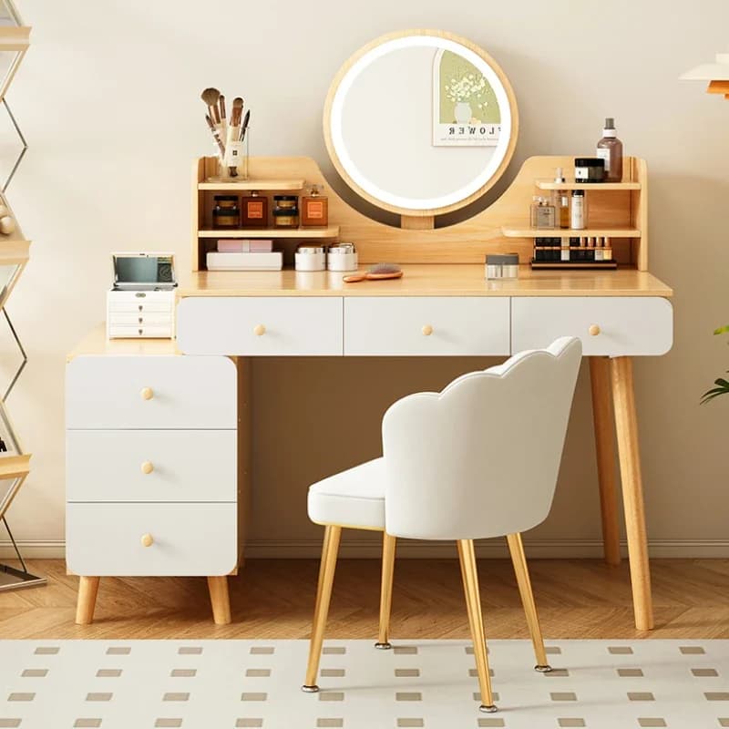 Makeup Organizer Dressing Table Aesthetic Living Room Storage Dressing Table Design White Large Coiffeuse De Chambre Furniture