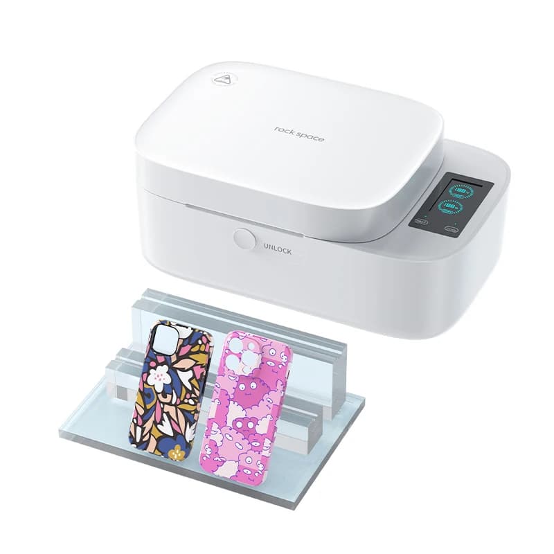 3D Phone Case Printing Machine, Mini Heat Press for Custom Phone Cases, DIY UV Printer Equipment