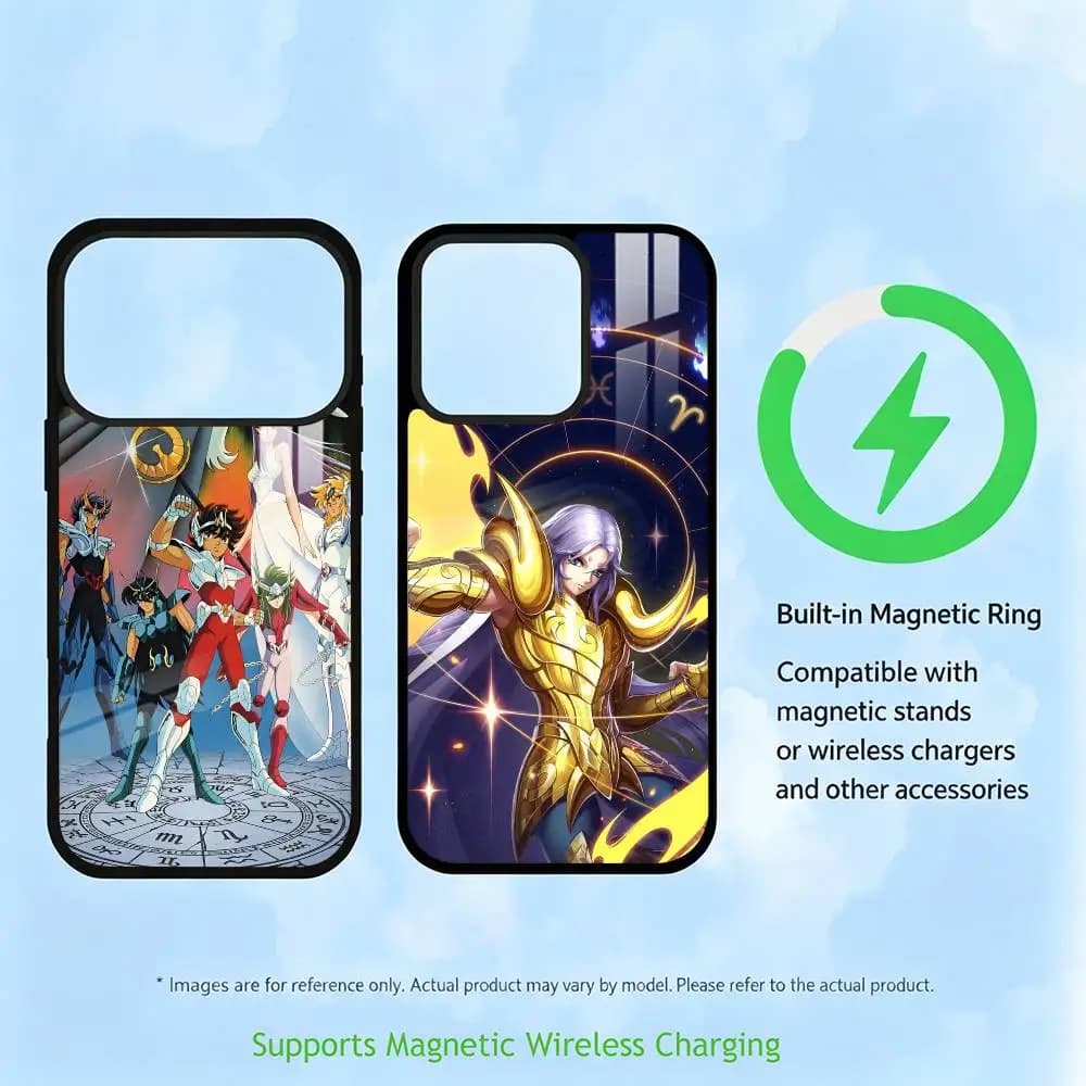 Saint Seiya Knights Z-Zodiac  Phone Case For iPhone17,16,15,14,13,12,11 Plus,Pro Supports Magnetic Wireless Charging