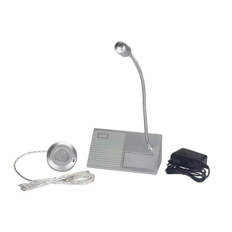 Communication 2-way walkie-talkie window audio ticket office intercom system