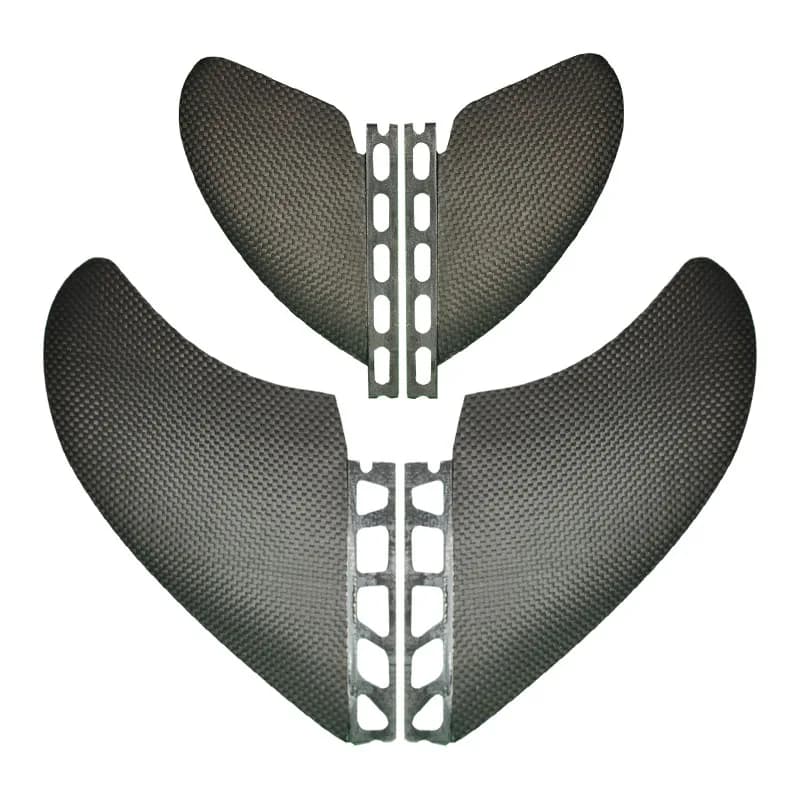 【Hot】NEW FUTURE Carbon Fiber Honeycomb Surf Fins 4-Piece Set | High Strength & Lightweight | Perfect for Shortboard/Longboard Su