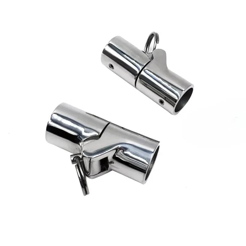 316 Stainless Steel Swivel Pipe Fitting Bimini Joints for Marine Hardwareboat Hinge Connector Siveling Joint for Bimini Pipes