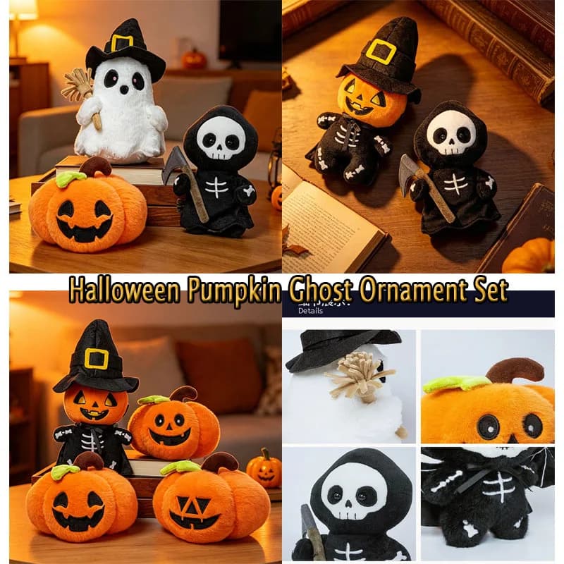 Halloween pumpkin ghost wizard toy bat Halloween gift decoration ornament gift