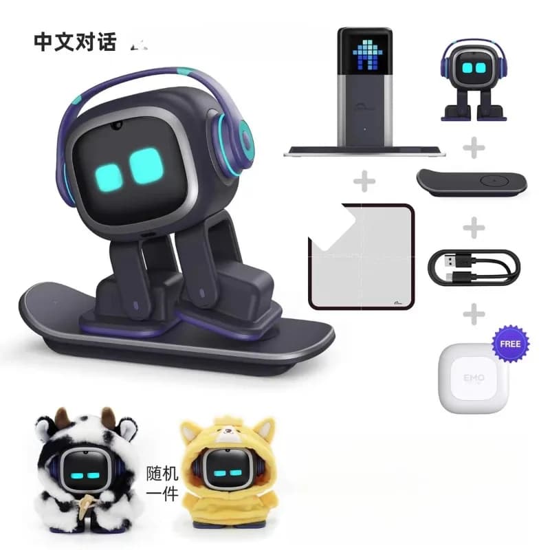 Chinese and English conversation emotional companion toy black technology AI toy