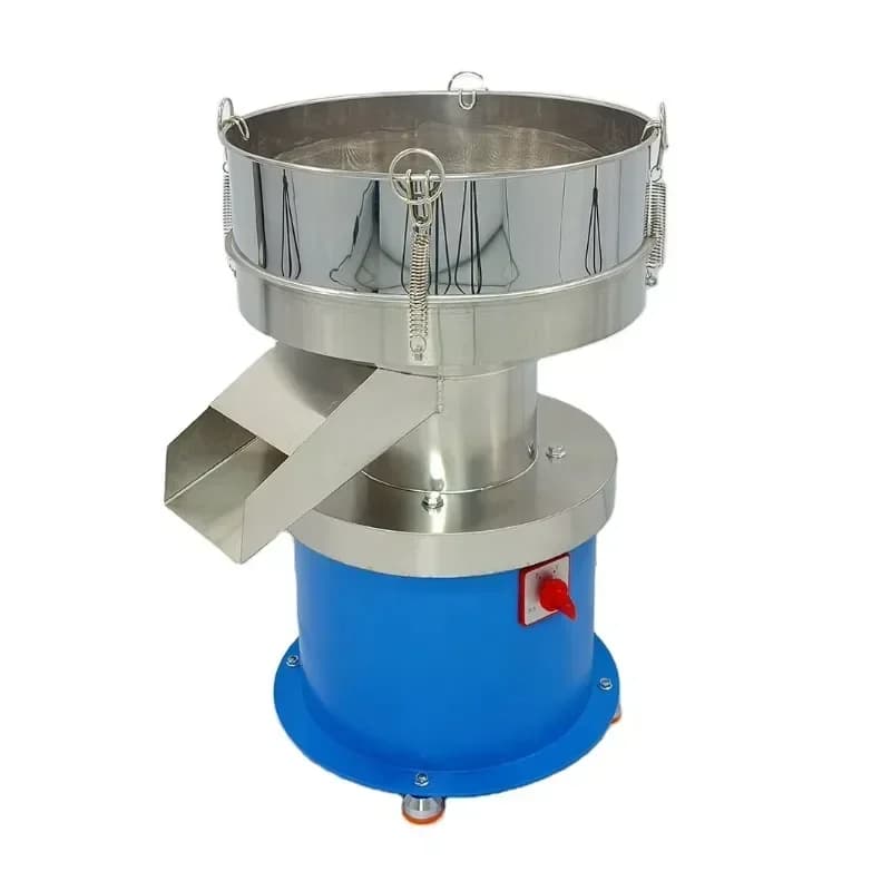 New Electric Stainless Steel Vibrating Screen for Food Processing Soybean Milk Filter with Pump & Motor Core Components