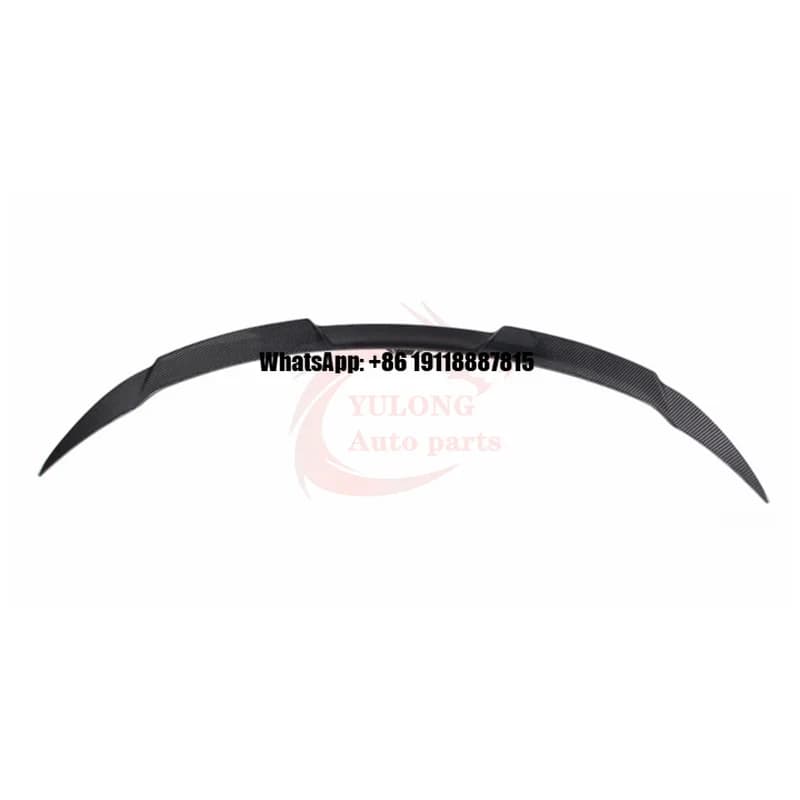 High Quality PK Style Dry Carbon Fiber Rear Spoiler Wing Real Carbon Fiber Bodykit for Tesla Model Y