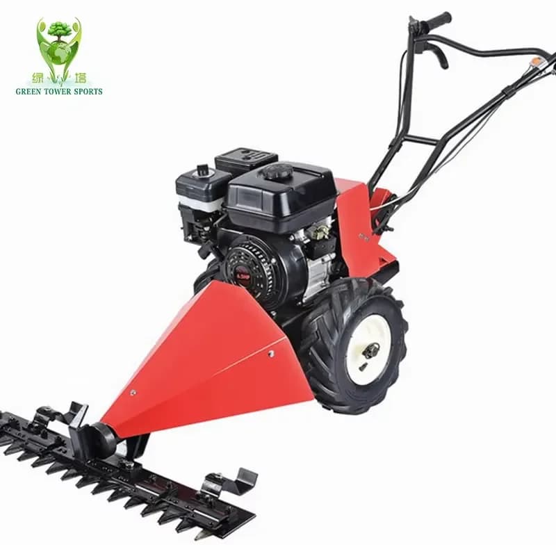 China Safety 4 Stroke Engine 120mm Width Industrial Grade Grass Brush Cutter 24V Hand Push with Blade for Sale