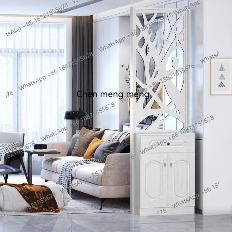 European screen porch partition living room seat screen removable entry foyer cabinet hotel bedroom simple and modern