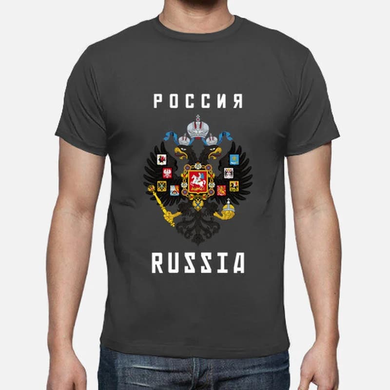 Russian Empire Coat of Arms Men T-Shirt Short Sleeve Casual Cotton O-Neck Summer T Shirt Size S-3XL
