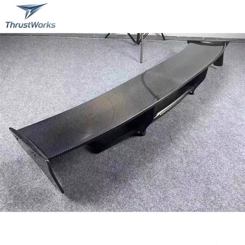 Exzellent High Quality Real Carbon Fiber Rear Trunk Lip Spoiler R35 2008-2018Top