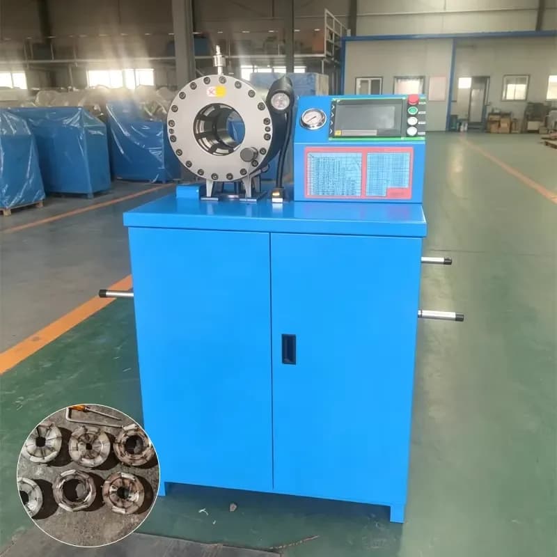 CE Certification Factory Directly 123mm Diameter Automatic Hydraulic Hose Crimping Machine Hydraulic Hose Crimping Tool for