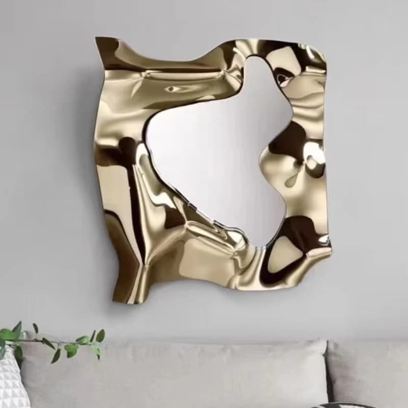 Large, Decorative Simple Mirror Wall Bedroom Makeup Home Decoration Art Modern Direct Home Decoration