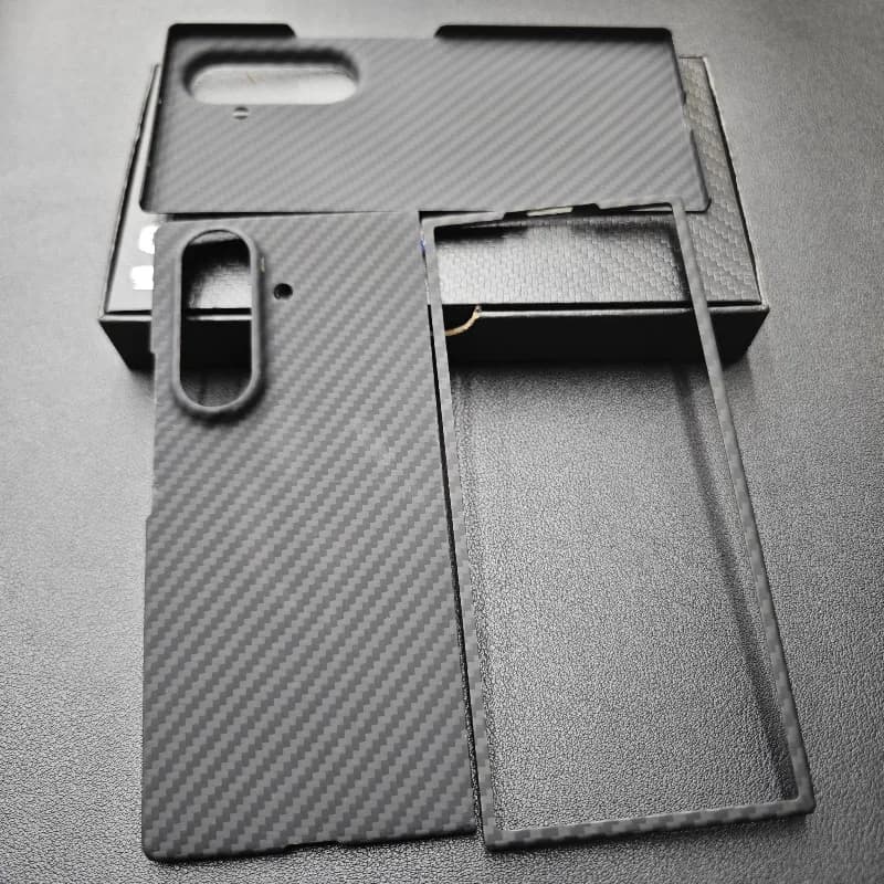 Really Carbon Fiber Case for Samsung Galaxy Z Fold 7/3/4/5/6 Carbon Fiber Case Aramid for Galaxy Z Fold 7 Ultra-thinPhoneCase