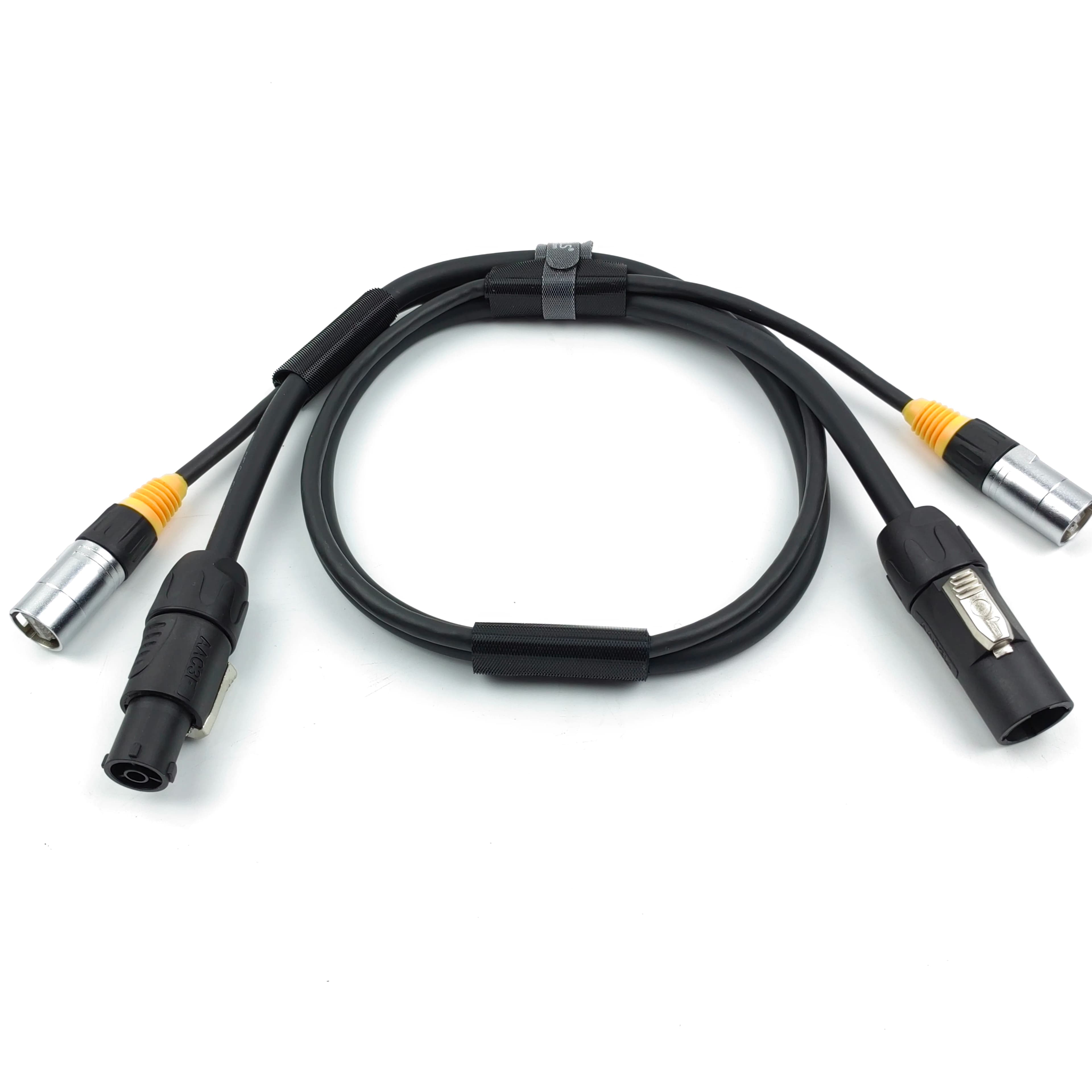 Best SellersProfessional Hybrid Combo Cat6 Network Cable With Power UTP FTP True1+Ethercon Waterproof CCTV Camera Cabling 3-Core
